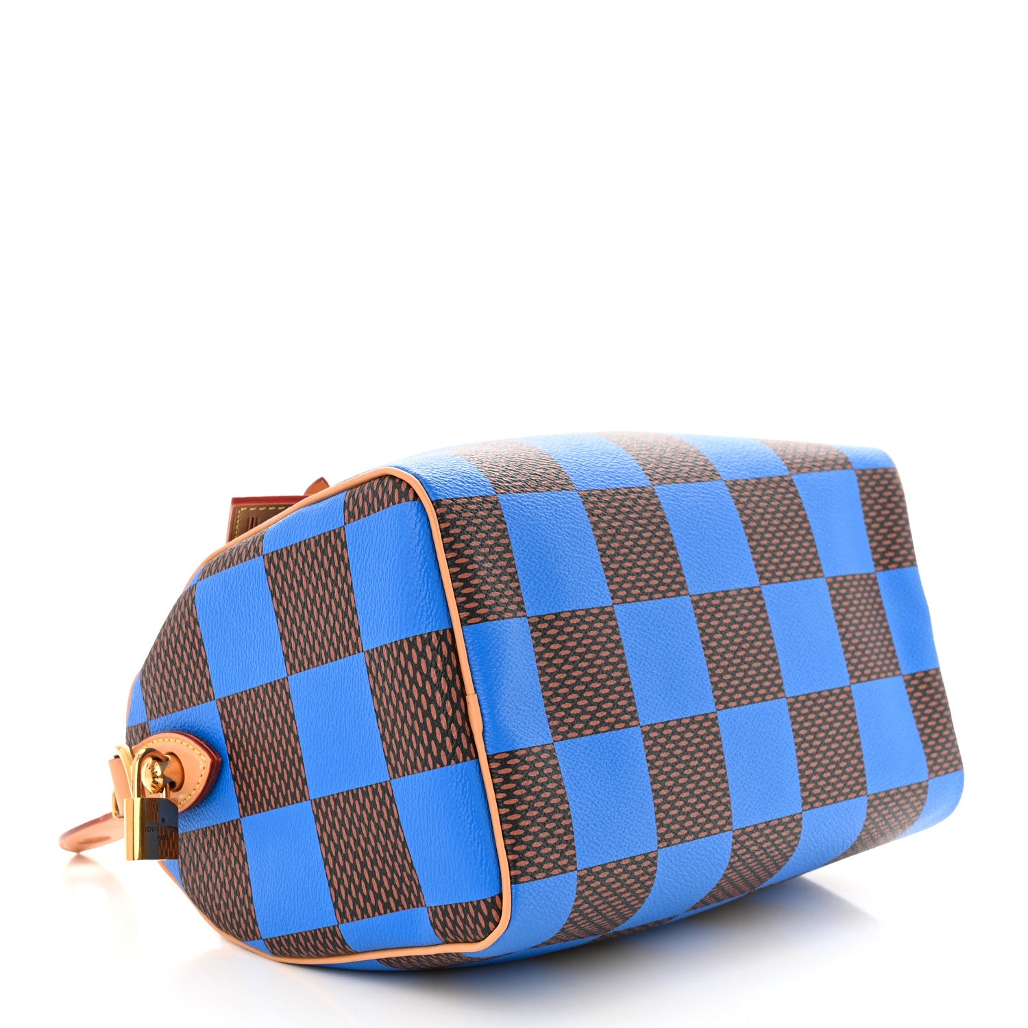 Louis Vuitton Damier Pop Speedy Bandouliere 25 Blue 4 of 9
