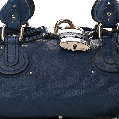 Chloe Calfskin Paddington Satchel Blue 7 of 10