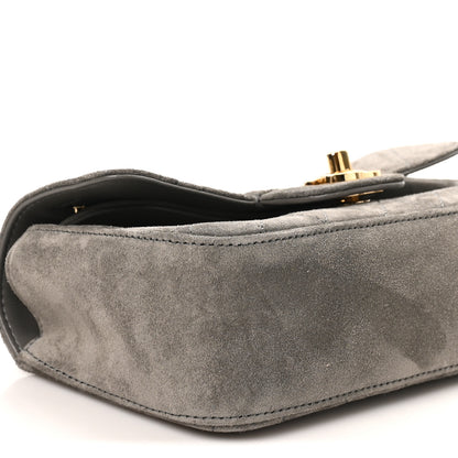 Chanel Suede Calfskin Mini Souplissimo Flap Dark Grey 9 of 11