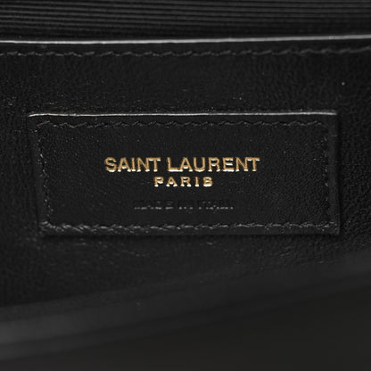 Saint Laurent Grain De Poudre Small Monogram Kate Satchel Black 6 of 9