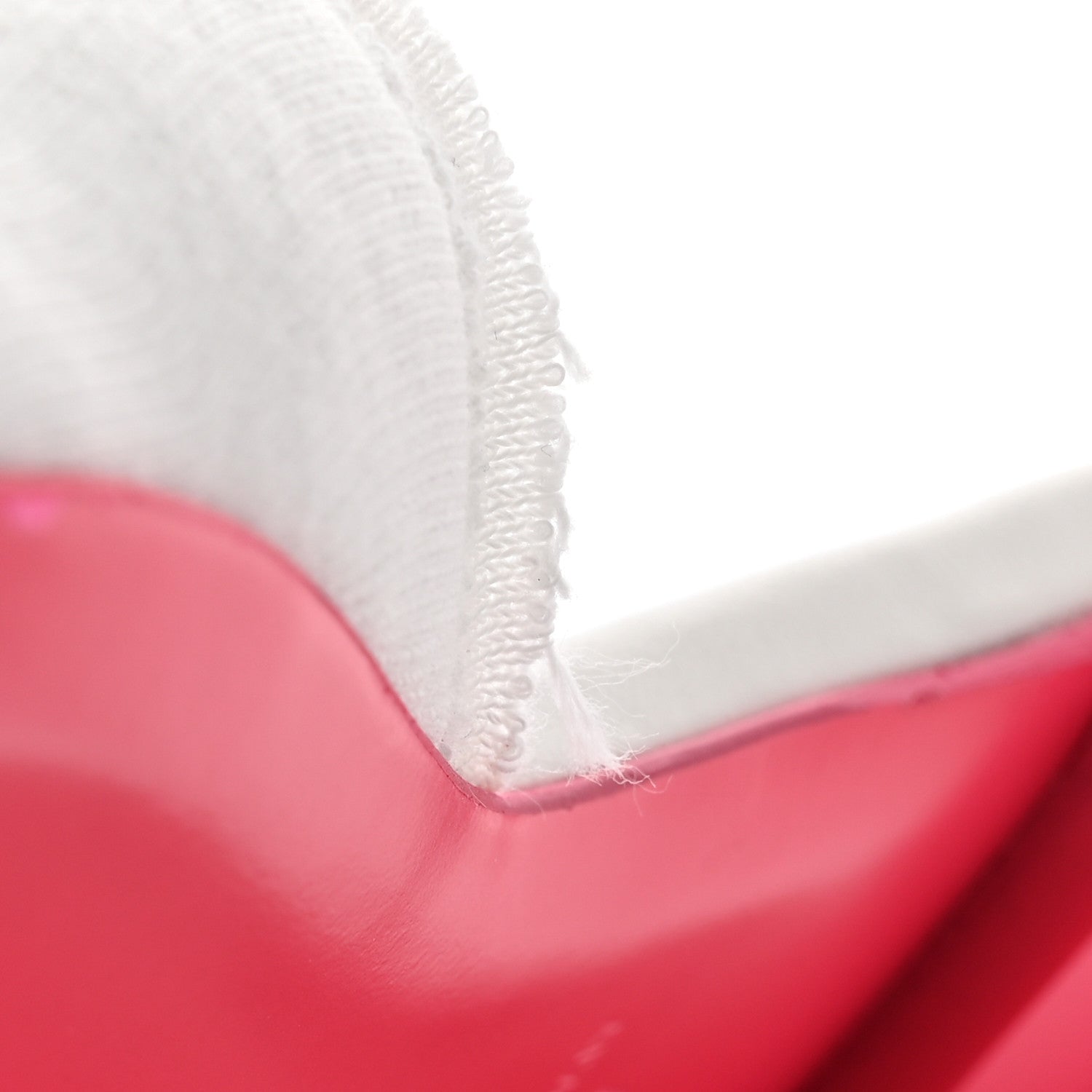 Chanel Jersey Knit CC Mules White 37 Fuchsia 10 of 13