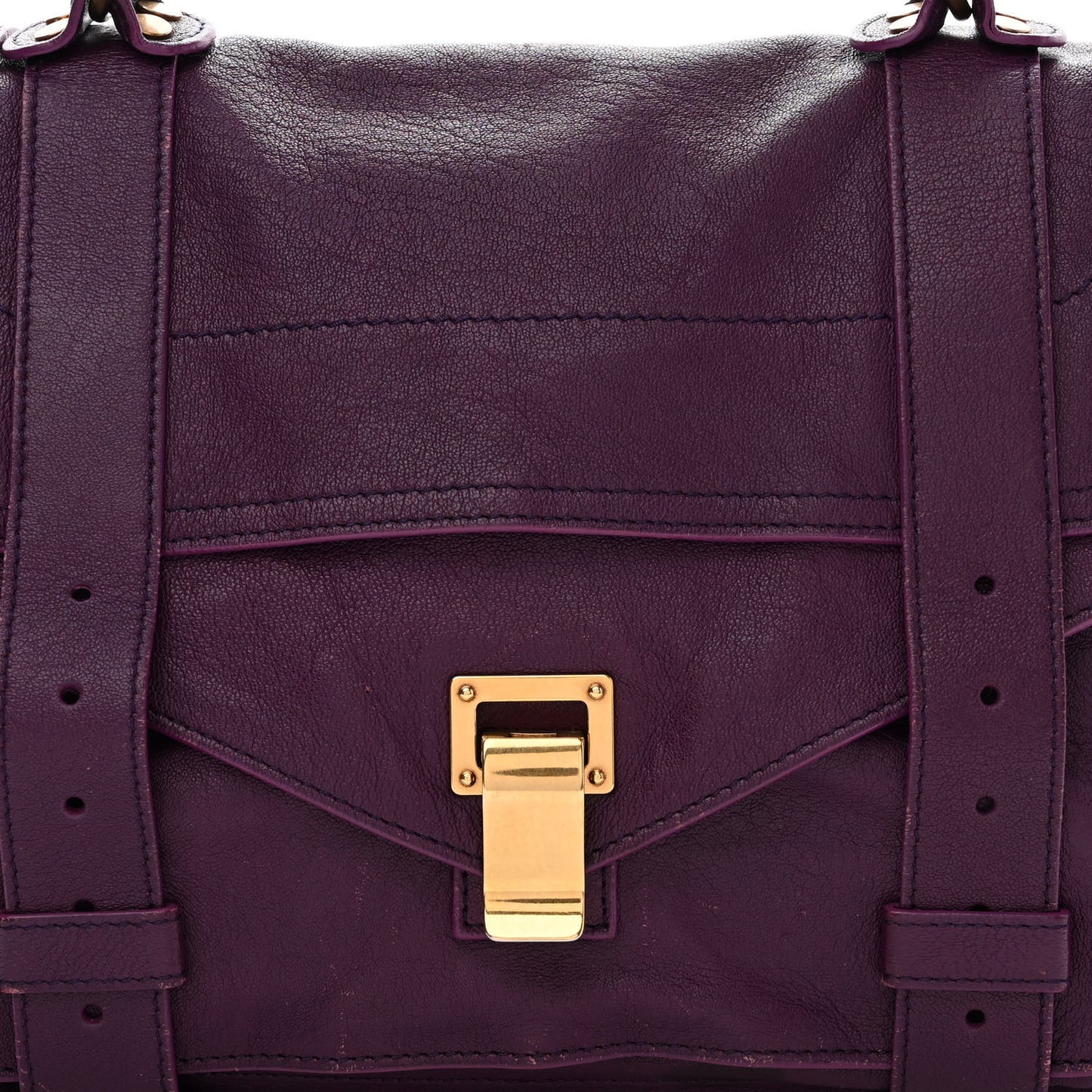 Lambskin Medium PS1 Satchel Purple Rain