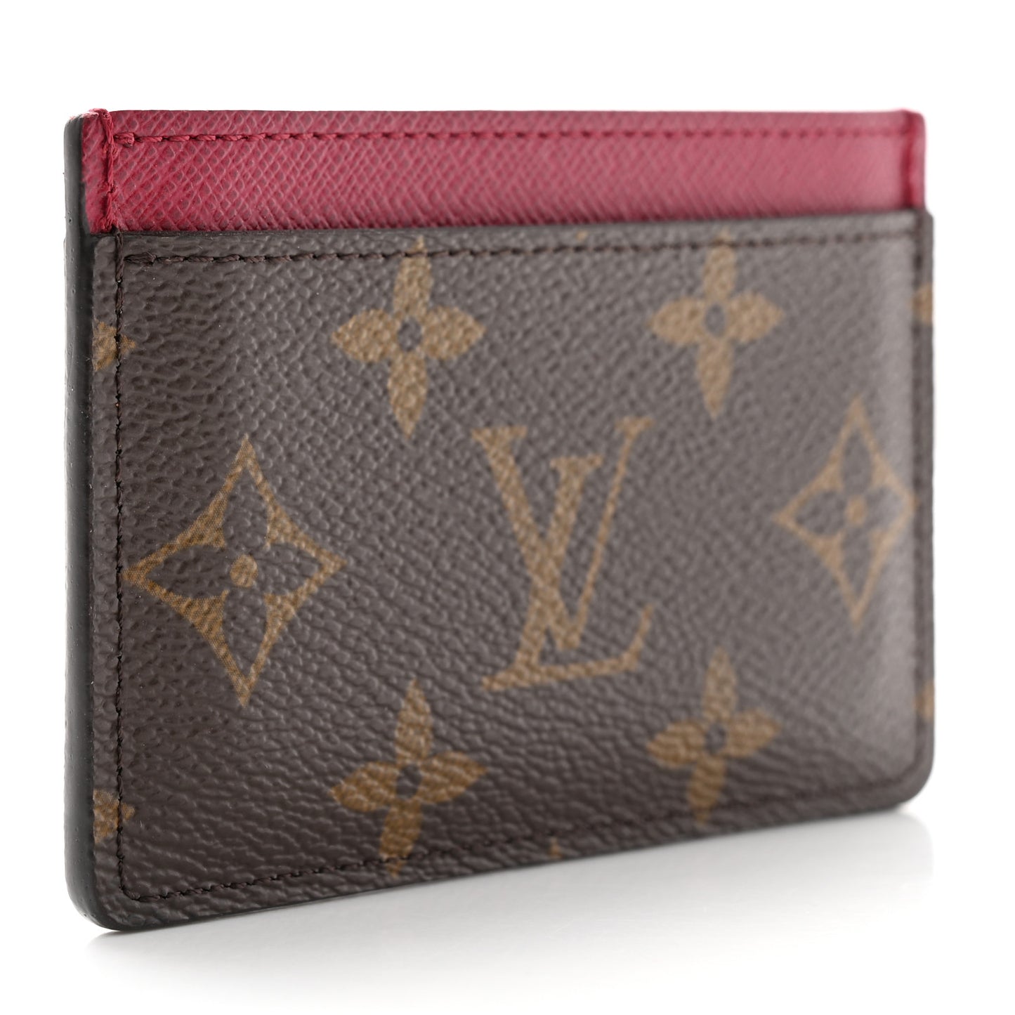 Monogram Card Holder Fuchsia