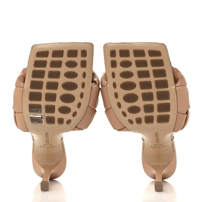 Bottega Veneta Nappa Maxi Intrecciato Lido Mule Sandals 39.5 Cipria 7 of 9