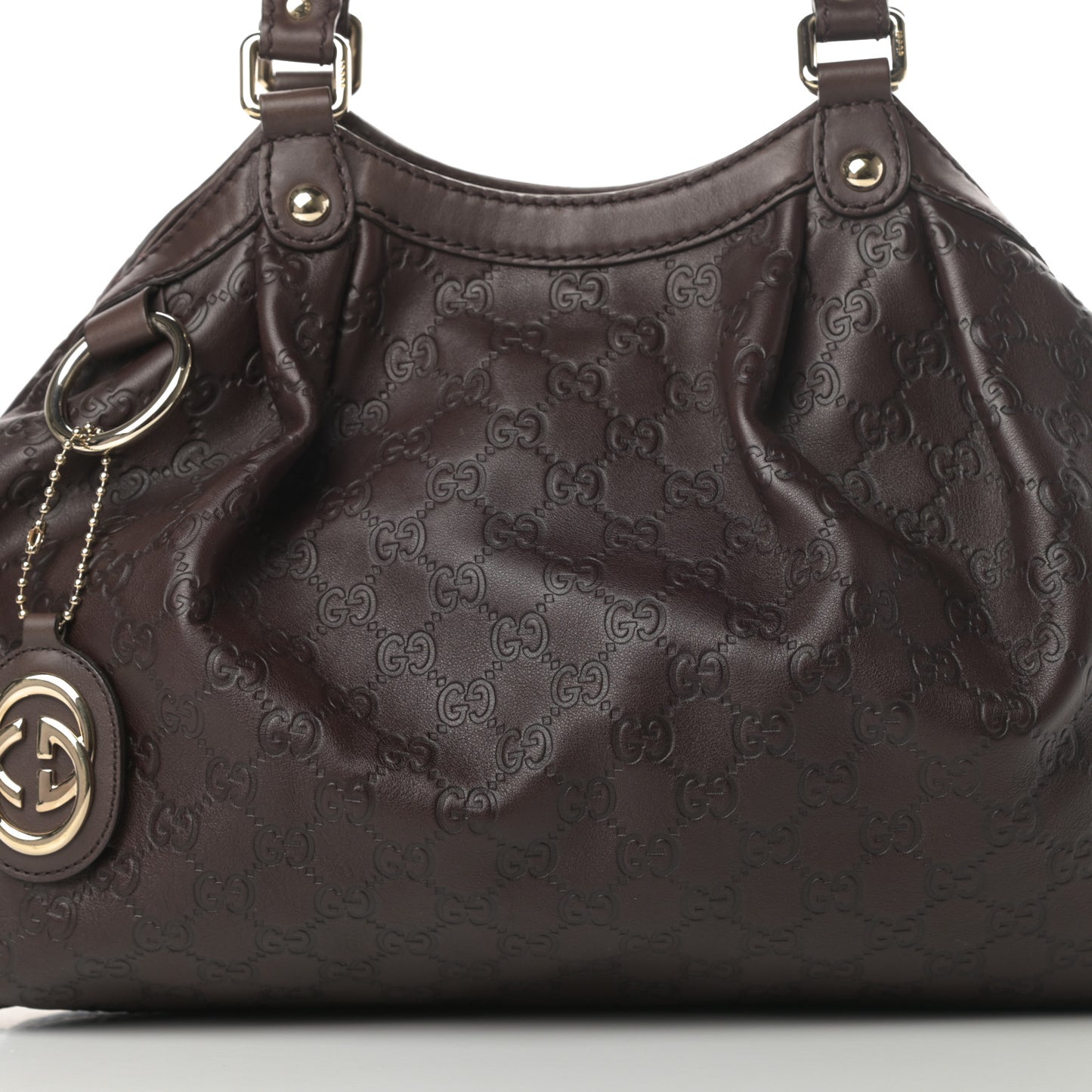 Guccissima Medium Sukey Tote Chocolate