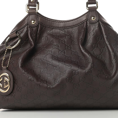 Gucci Guccissima Medium Sukey Tote Chocolate 8 of 17