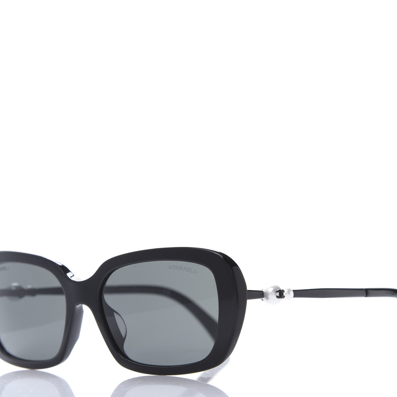 Chanel Pearl Square Sunglasses 5427-H-A Black 8 of 9