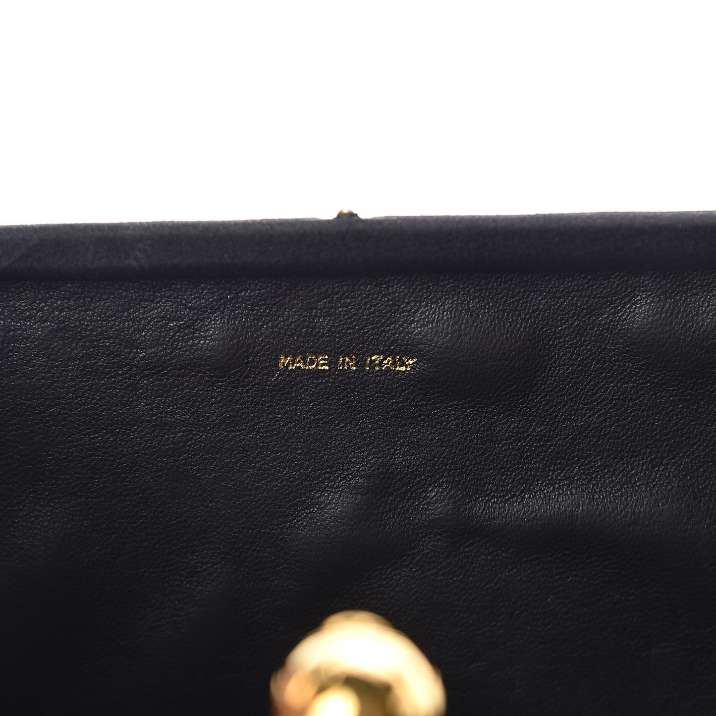 Satin Quilted Clutch Black