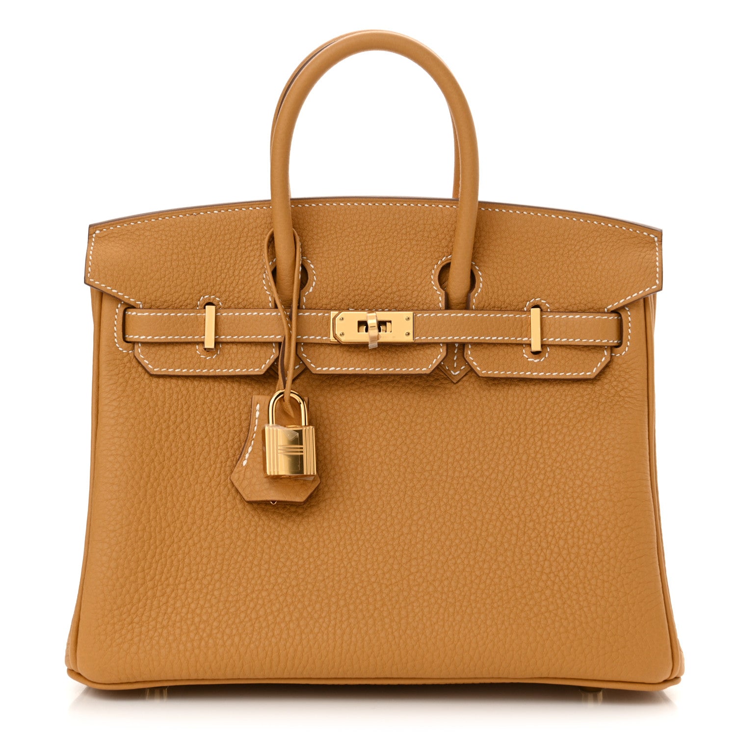 Hermes Togo Birkin 25 Natural Sable 1 of 10