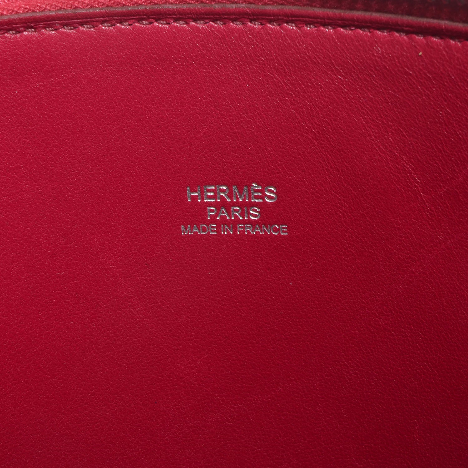 Hermes Taurillon Clemence Bolide 35 Rubis 7 of 8