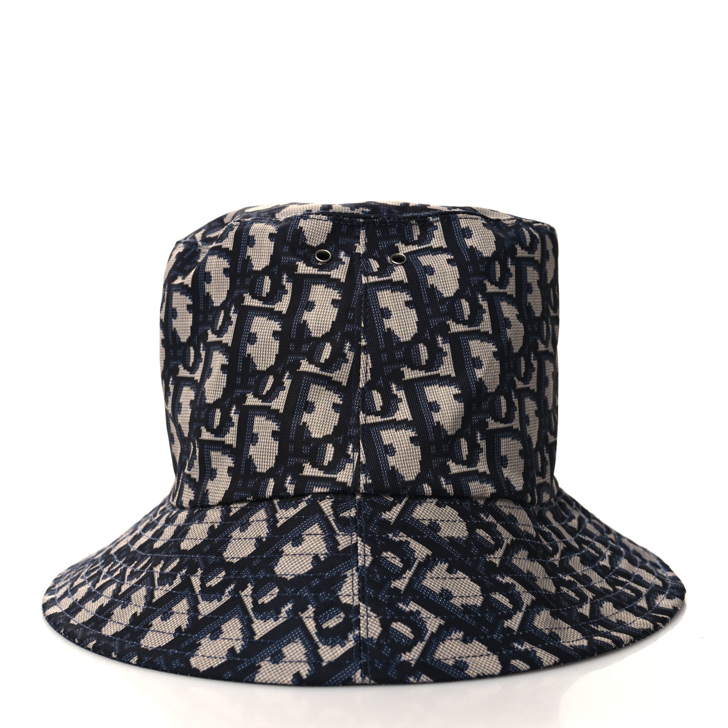 Christian Dior Oblique Reversible Teddy-D Brim Bucket Hat Blue 3 of 13