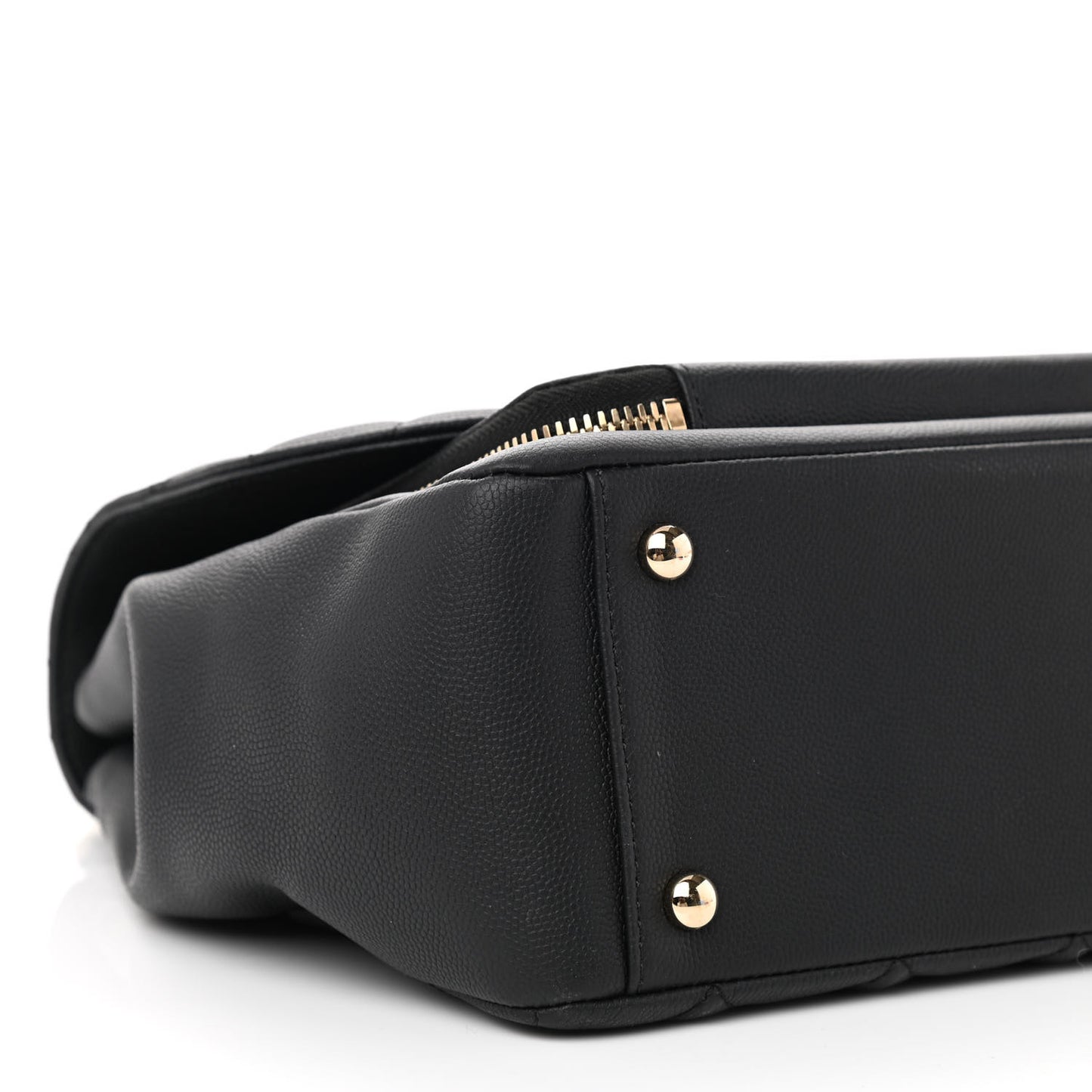 Caviar Quilted Large Business Affinity Flap Black