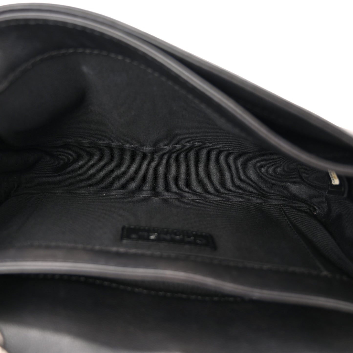 Calfskin Medium Boy Reverso Flap Black