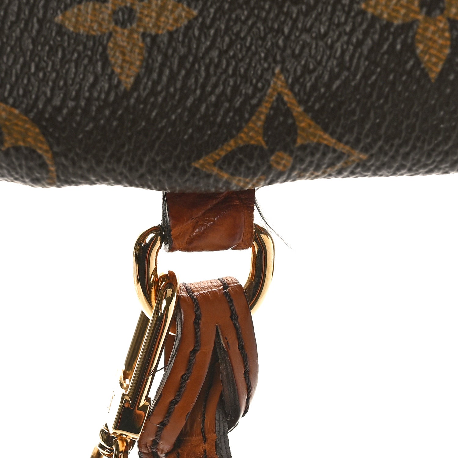 Louis Vuitton Monogram Alligator Trim Mahina XL Pochette 9 of 9
