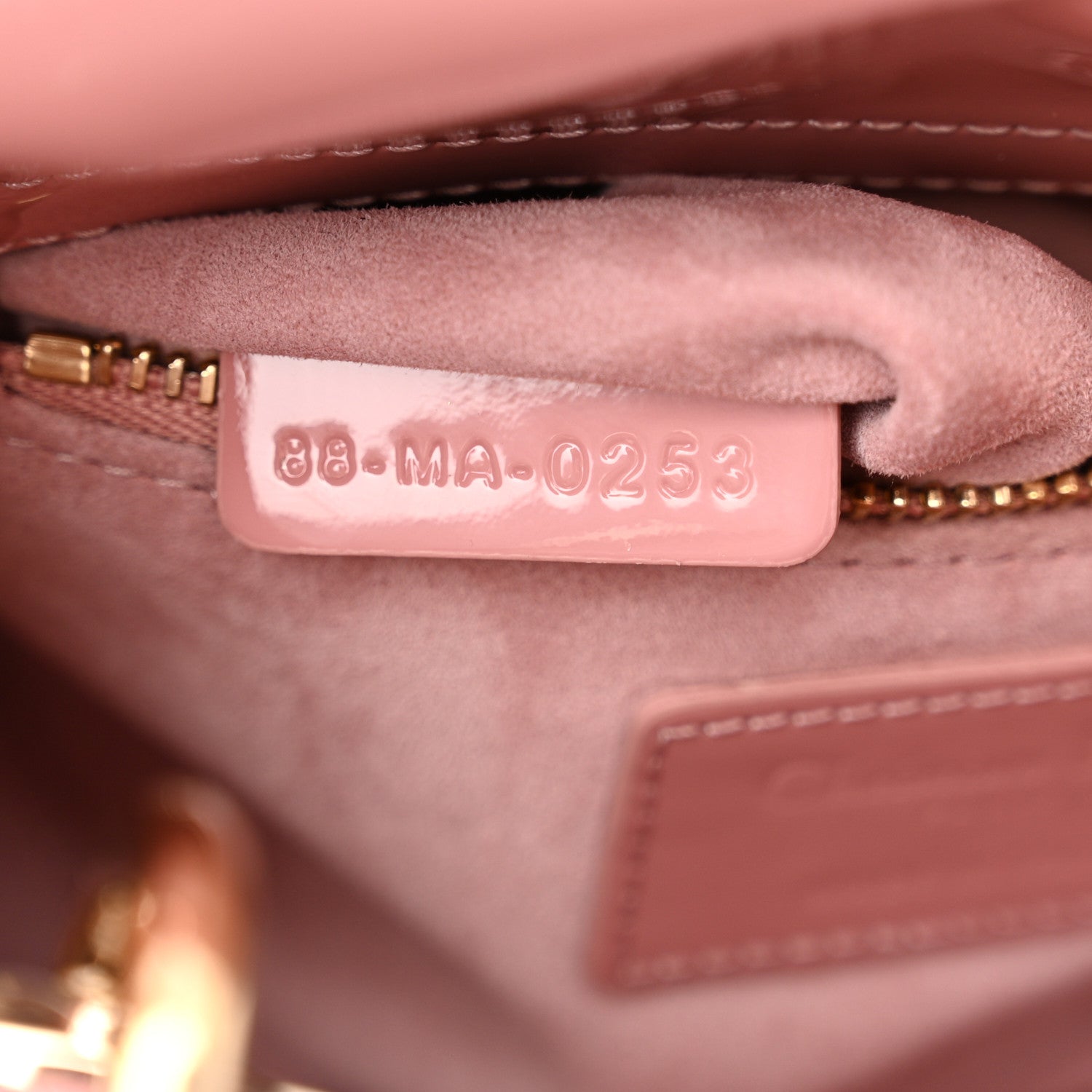 Christian Dior Patent Cannage Mini Lady Dior Pink 6 of 10