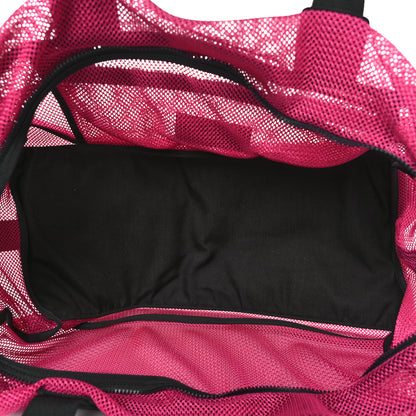 Saint Laurent Nylon Mesh Duffle Bag Fuchsia 5 of 8