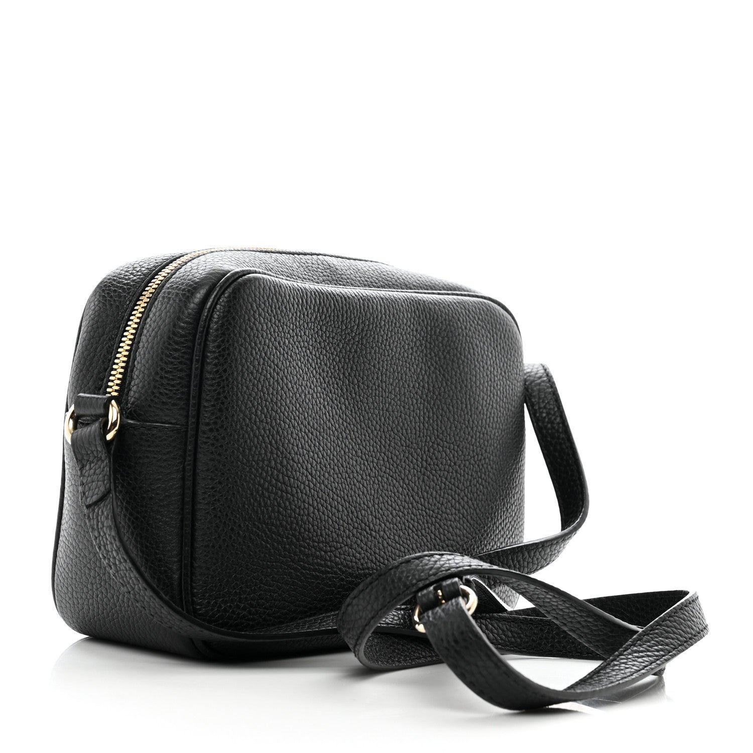 Gucci Pebbled Calfskin Small Soho Disco Bag Black 3 of 12