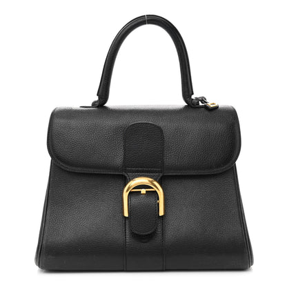 Delvaux Crispy Calfskin MM Brillant Satchel Black 1 of 19