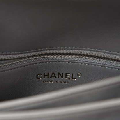 Chanel Lambskin Quilted Small Trendy CC Flap Dual Handle Bag Grey 9 of 12