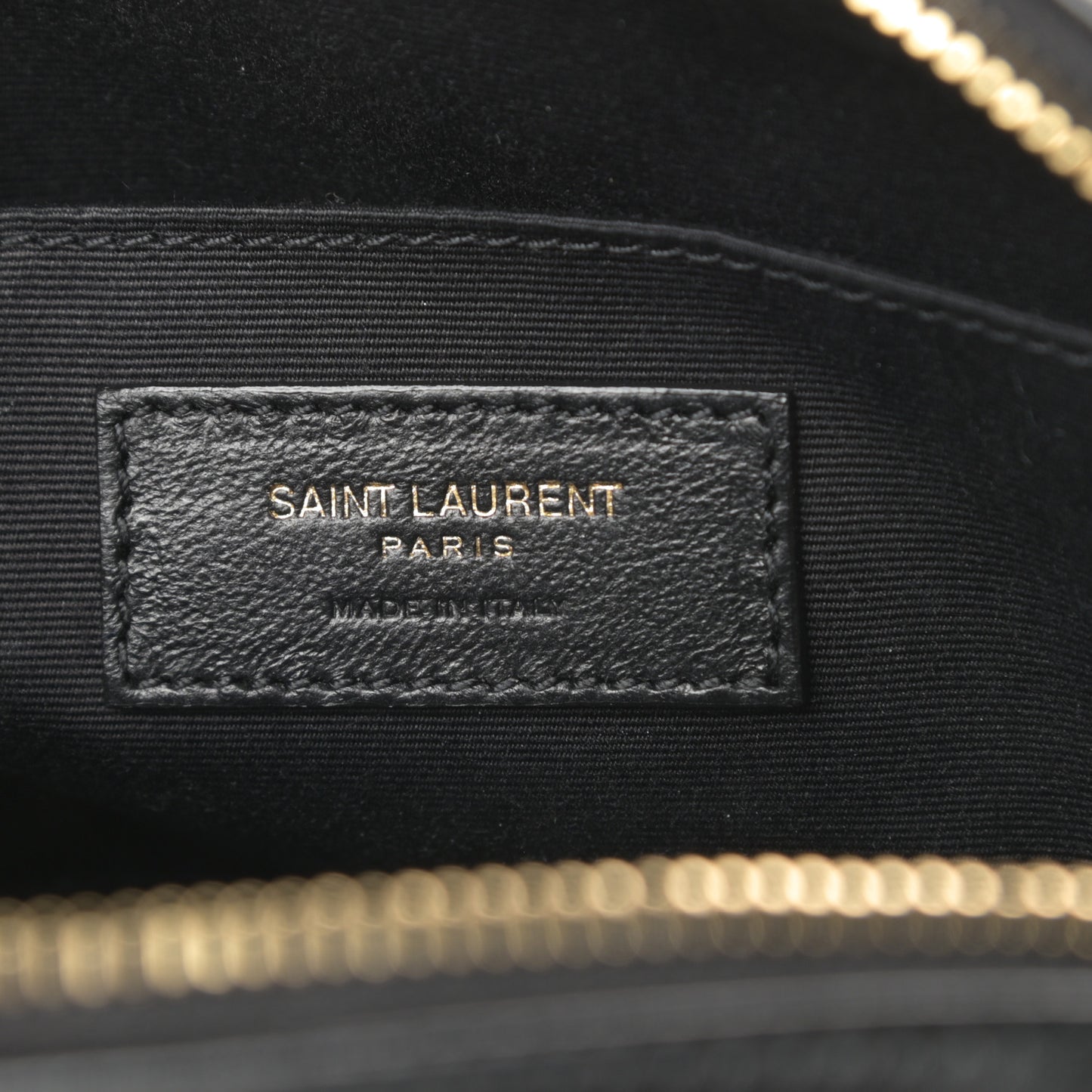 Calfskin Matelasse Monogram Lou Camera Bag Black