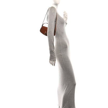 Celine Smooth Calfskin Tabou Clutch on Strap Tan 3 of 9