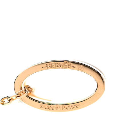Hermes Lacquered Gold Pop H Pendant Necklace Black 4 of 4