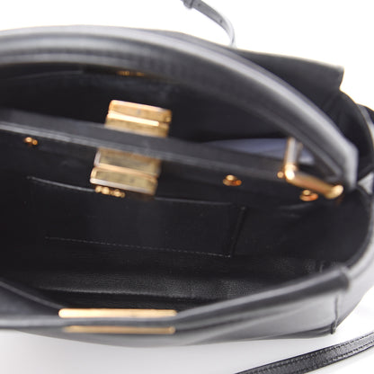 Fendi Nappa Mini Peekaboo Iconic Satchel Black 6 of 8