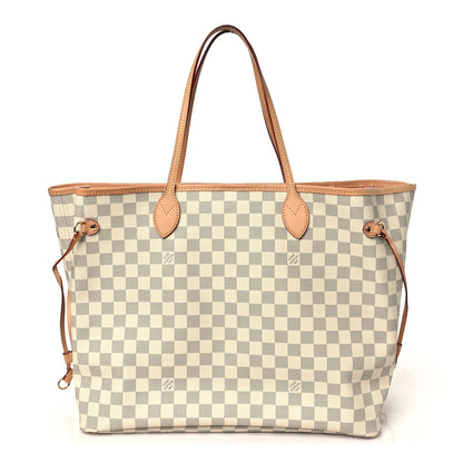 Louis Vuitton Damier Azur Neo Neverfull GM Rose Ballerine 1 of 11