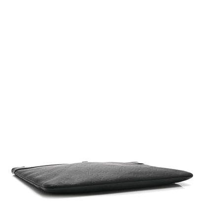 Louis Vuitton Calfskin Monogram Shadow Discovery Pochette Black 4 of 10