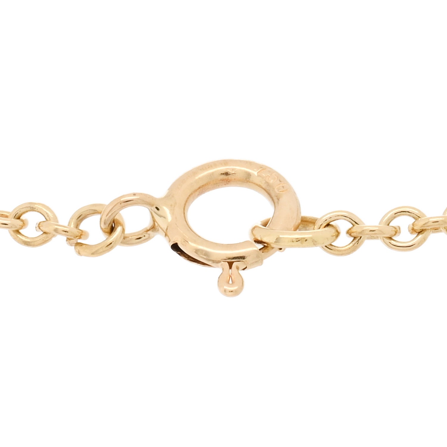 Tiffany 18K Yellow Gold Elsa Peretti 3 Open Heart Bracelet 3 of 4