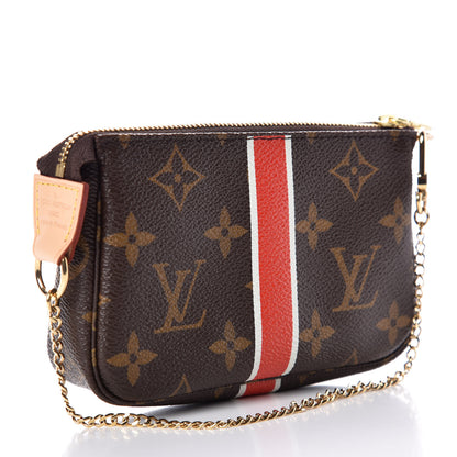 Louis Vuitton Monogram My LV Heritage Mini Pochette Accessories Red White 3 of 11