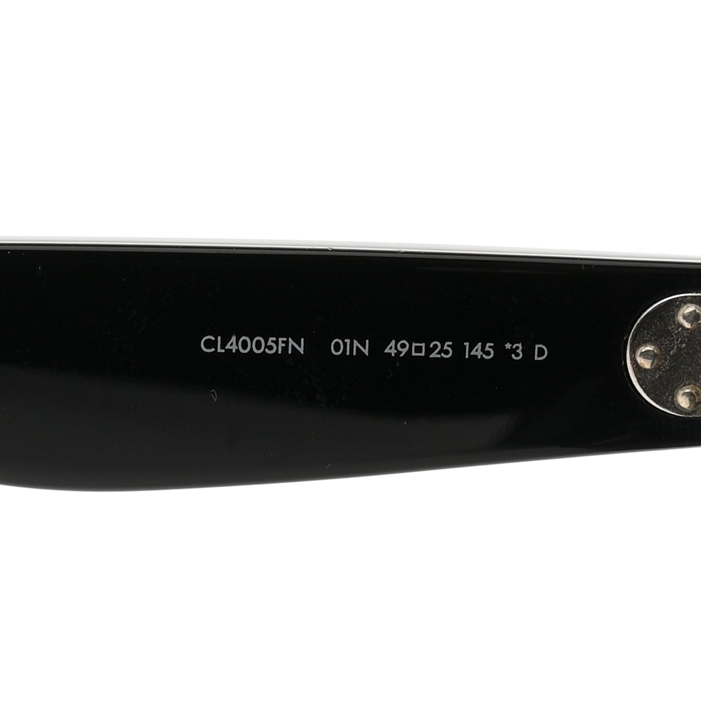 Oversized Round Sunglasses CL4005FN Black