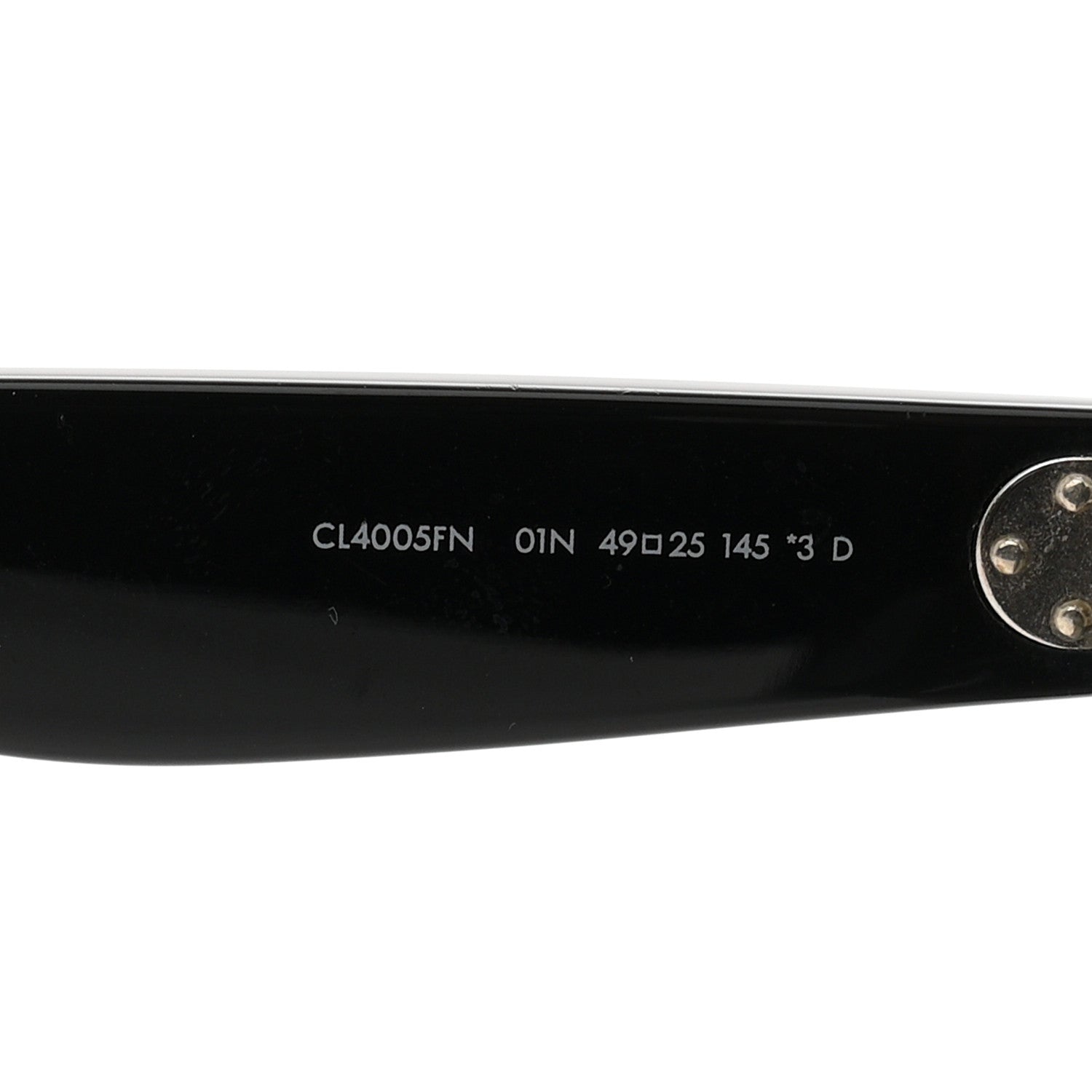 Celine Oversized Round Sunglasses CL4005FN Black 6 of 7