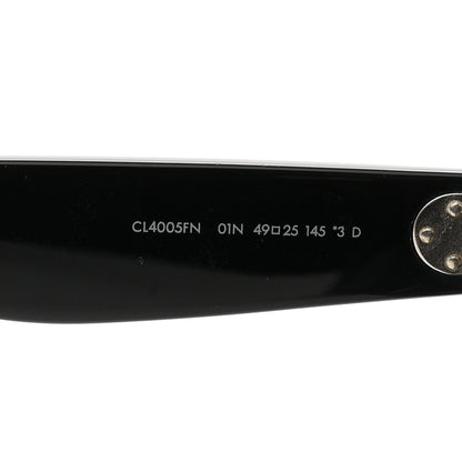 Celine Oversized Round Sunglasses CL4005FN Black 6 of 7