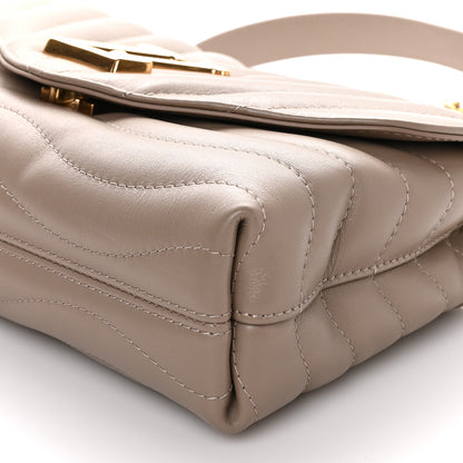 Louis Vuitton Calfskin LV New Wave Chain Bag Taupe 9 of 9