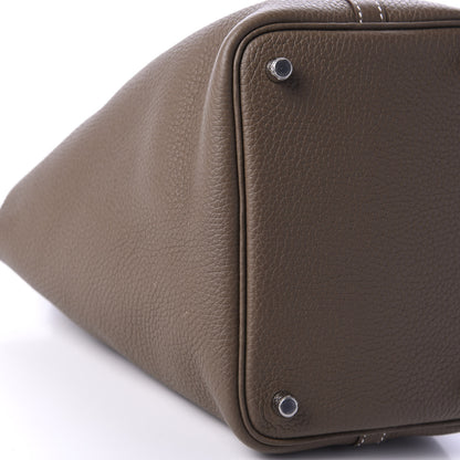 Hermes Taurillon Clemence Picotin Lock 18 PM Etoupe 6 of 11