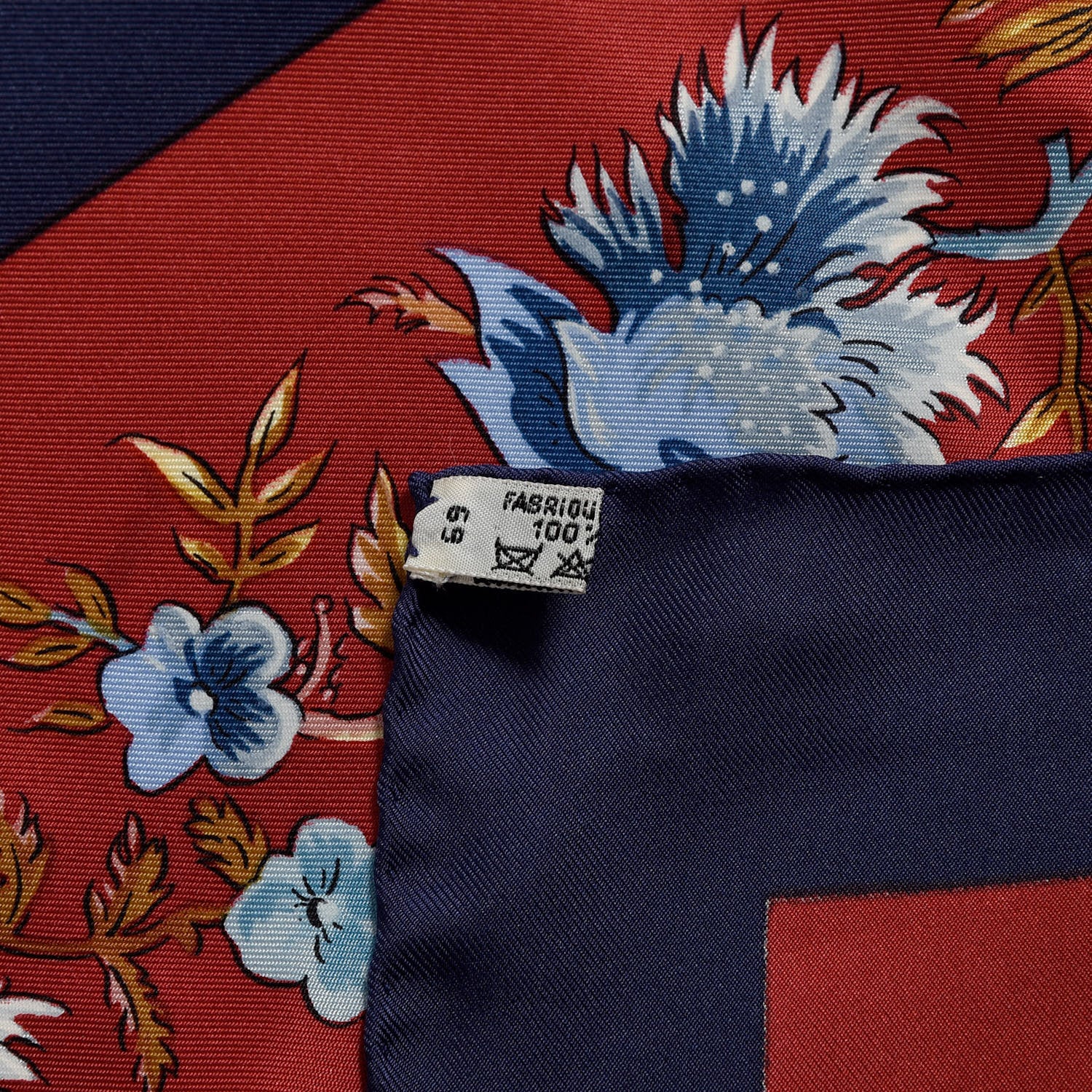 Hermes Silk Les Jardiniers du Roy Scarf 90 6 of 7