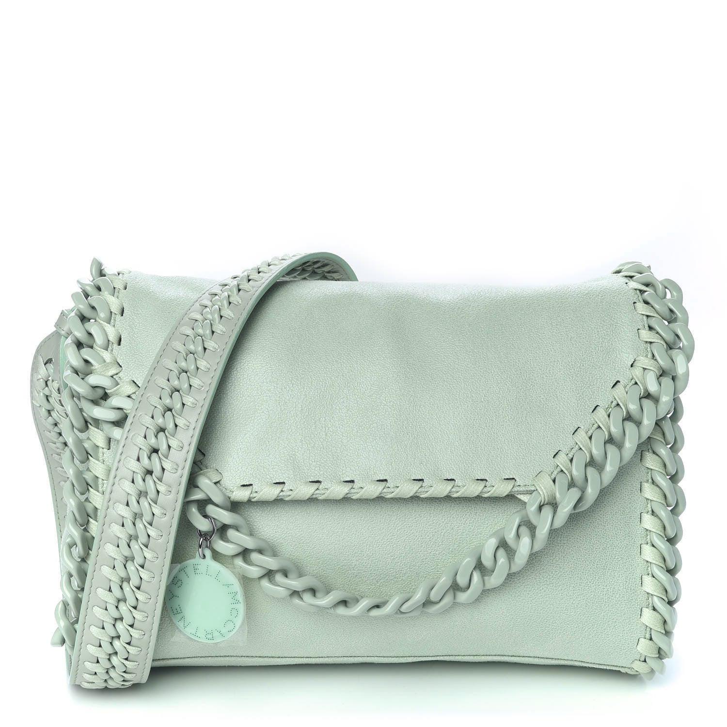 Stella McCartney Shaggy Deer Mini Candy Falabella Shoulder Bag Mist 1 of 9