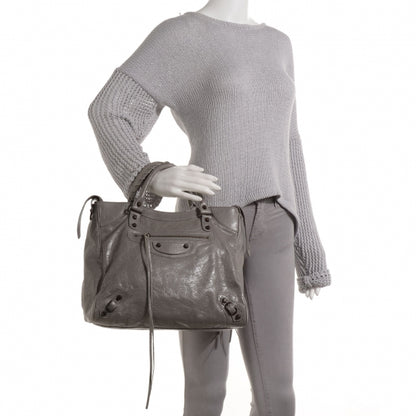 Balenciaga Agneau Classic Hardware Velo Gris Pyrite 2 of 10