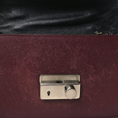 Prada Saffiano Sound Convertible Bag Granato 16 of 18