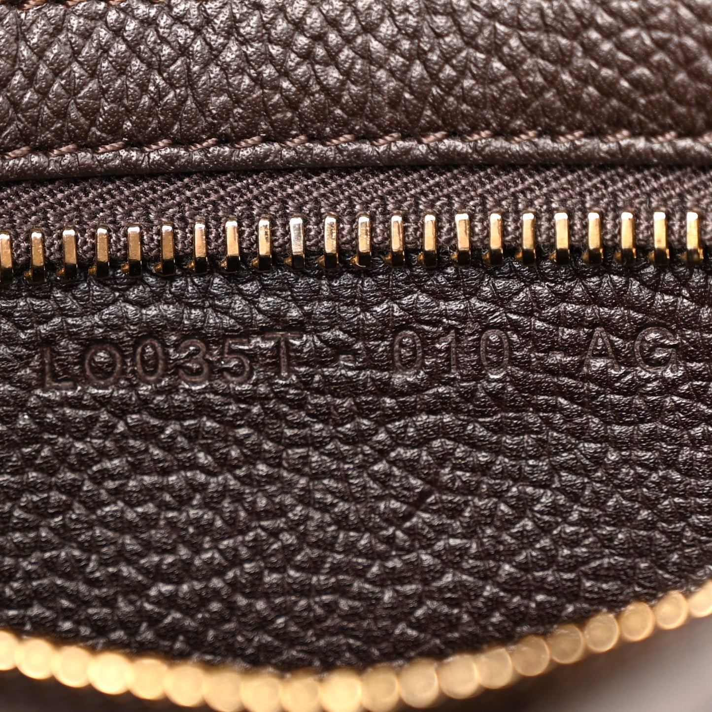 Pebbled Calfskin Medium Jennifer Dark Brown