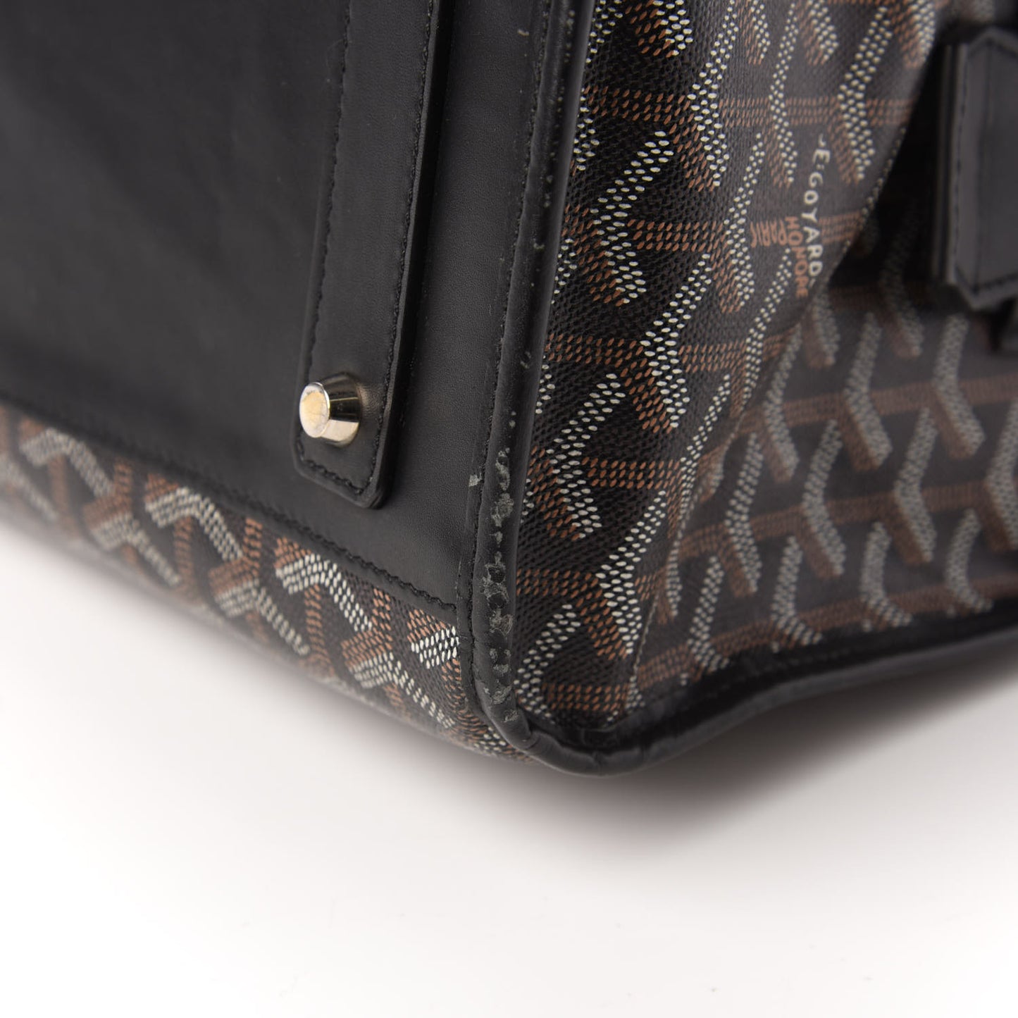 Goyardine Marquises Tote Black