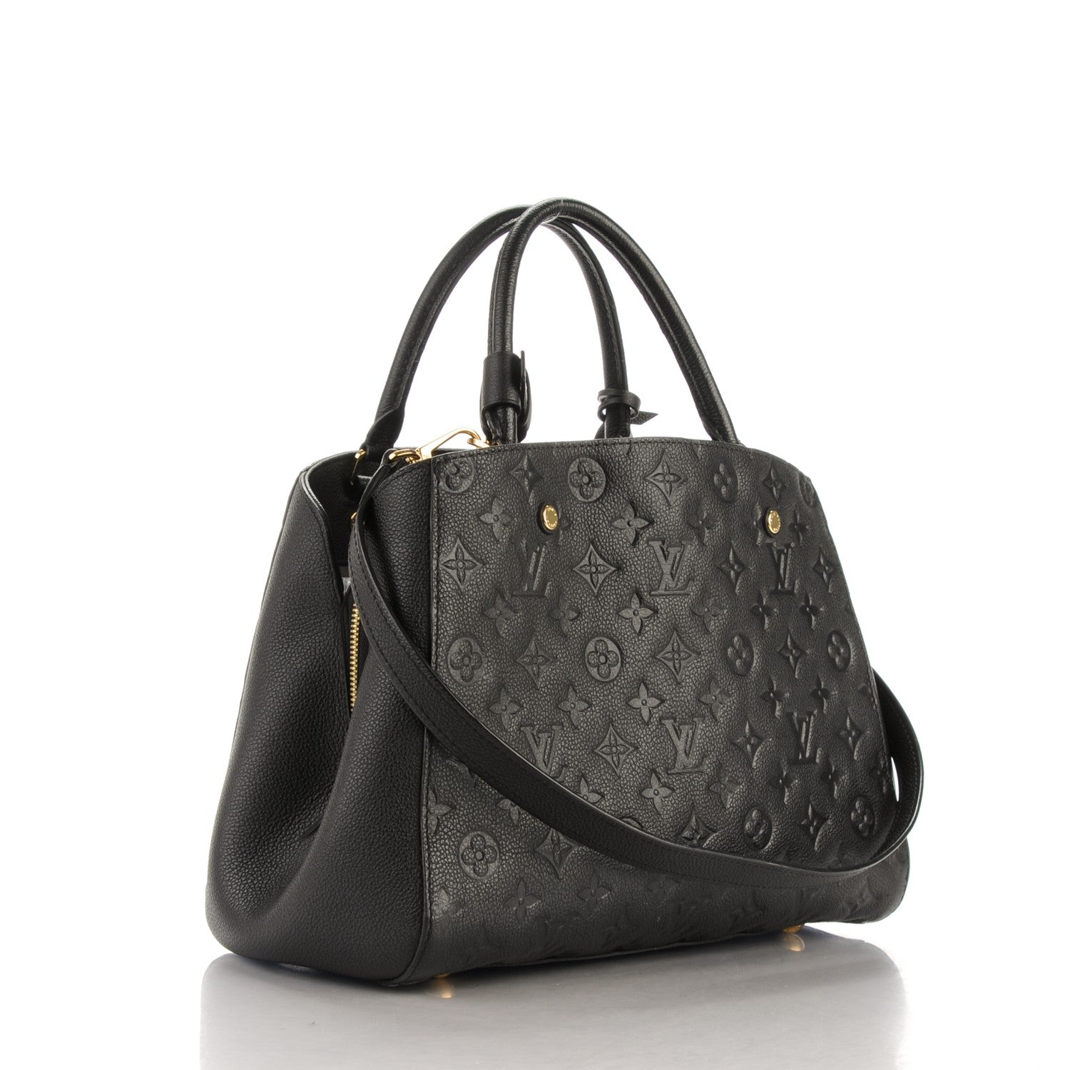 Louis Vuitton Empreinte Montaigne MM Black 3 of 7