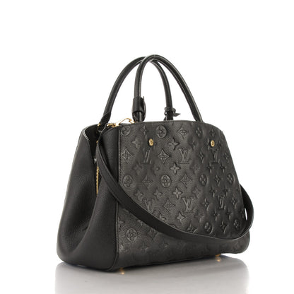 Louis Vuitton Empreinte Montaigne MM Black 3 of 7