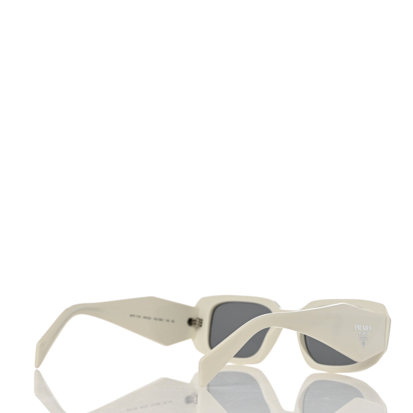 Acetate Symbole Sunglasses SPR 17W White
