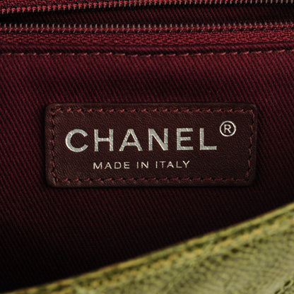Chanel Crumpled Grained Calfskin Medium CC Crave Flap Green 6 of 8