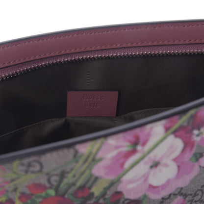 Gucci GG Supreme Monogram Blooms Large Cosmetic Case Beige Multicolor Dry Rose 9 of 9