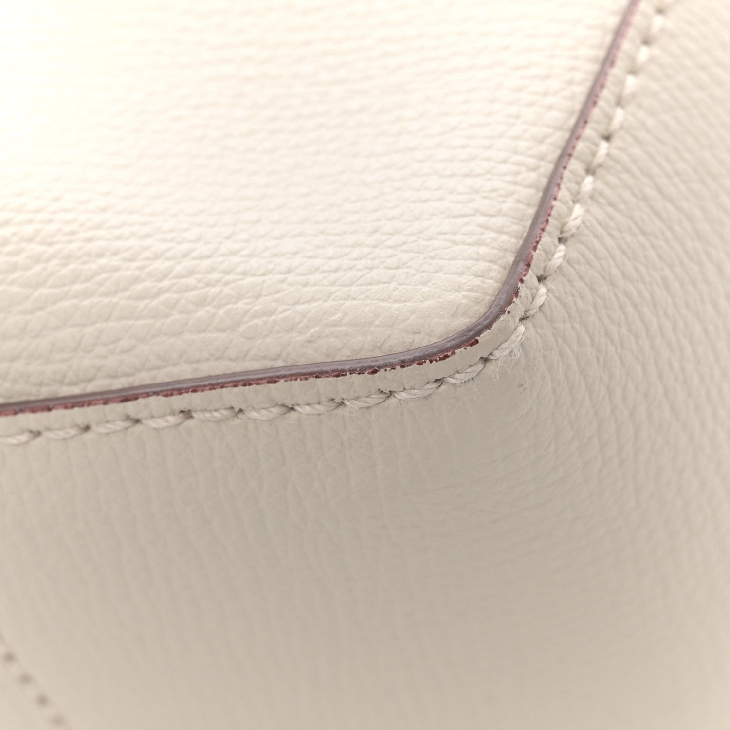 Burberry Calfskin Crest Embossed Small Tote Limestone 11 of 14