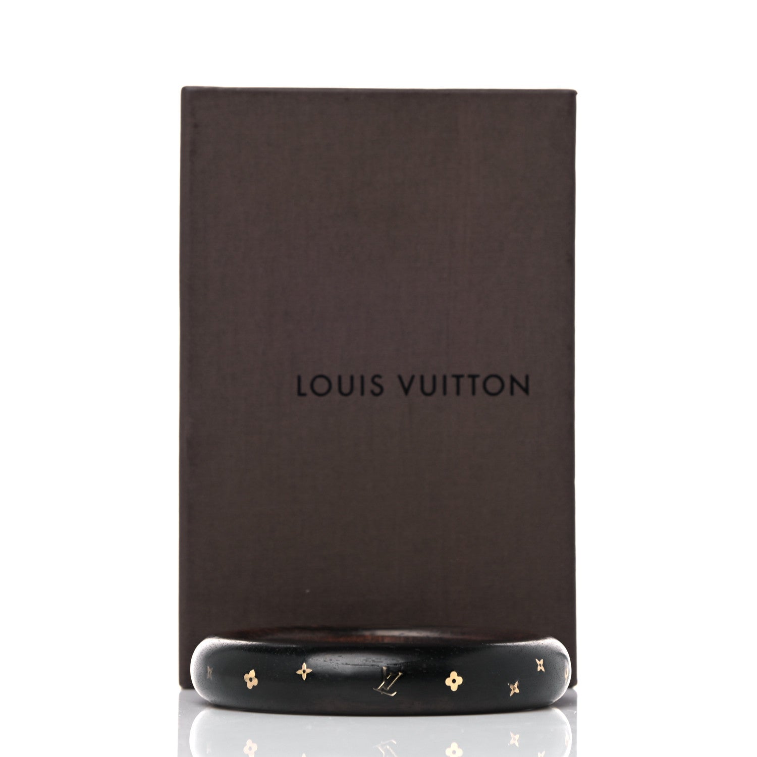 Louis Vuitton Tiger Wood Brass Medium Silvania Bangle TPM 6 of 6