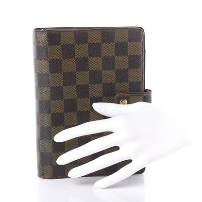 Louis Vuitton Damier Ebene Medium Ring Agenda Cover 2 of 6